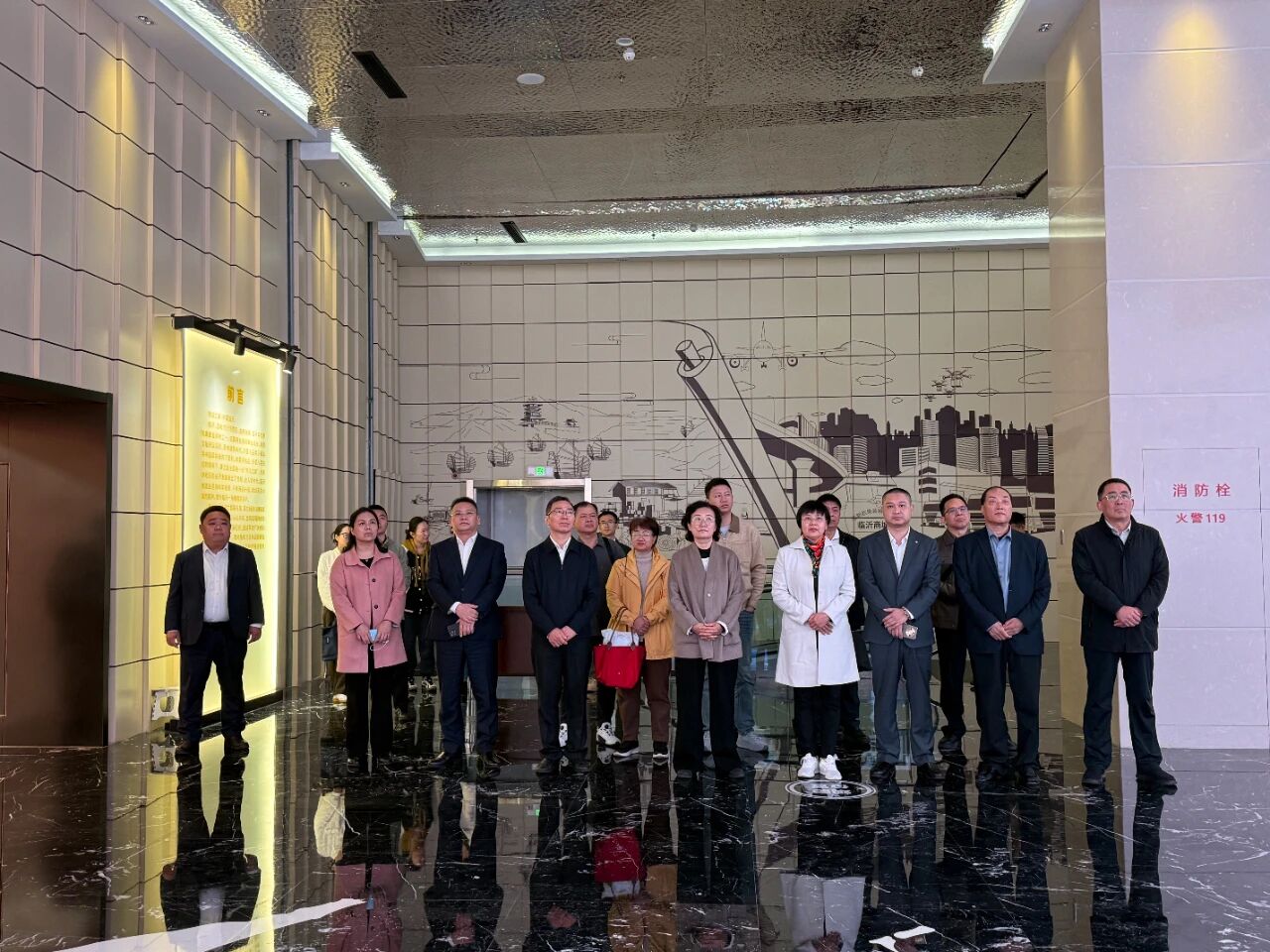 龍巖市工商聯一行蒞臨順和物流園參觀考察